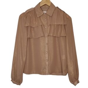 NWT Lola Women's Button Down Blouse